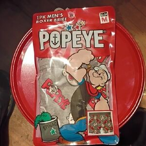 Men's Boxer Briefs - Red and Gray